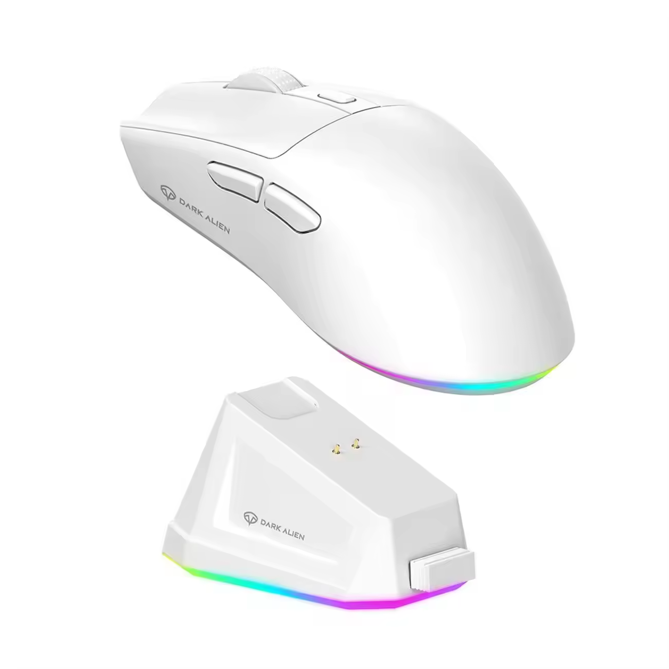 Dark Alien X1 Wireless Mouse Three Mode 2.4G PAW3311 RGB With Magnetic Charging Dock