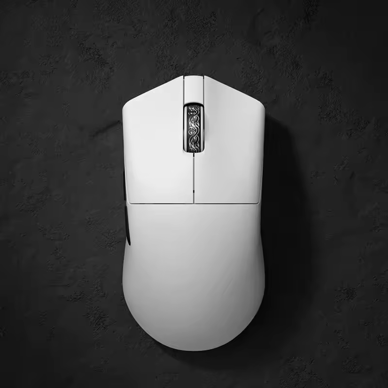 Incott 029 Pro Mouse Lightweight 34G RGB Tri-mode PAW3950 45000DPI 750IPS Low Latency 8Khz Gaming Mouse for Girl/women