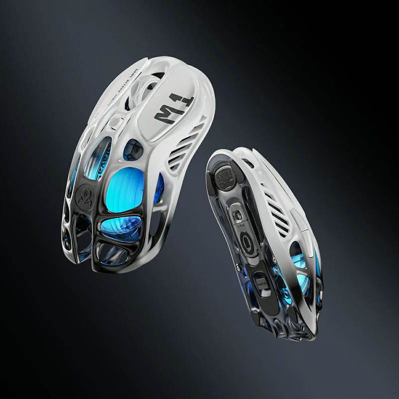 M1 Three-mode Wireless Mouse Rgb Backlight Ergonomics 26000dpi PAW3395 E-sports Gaming Mouse for Gravastar M1