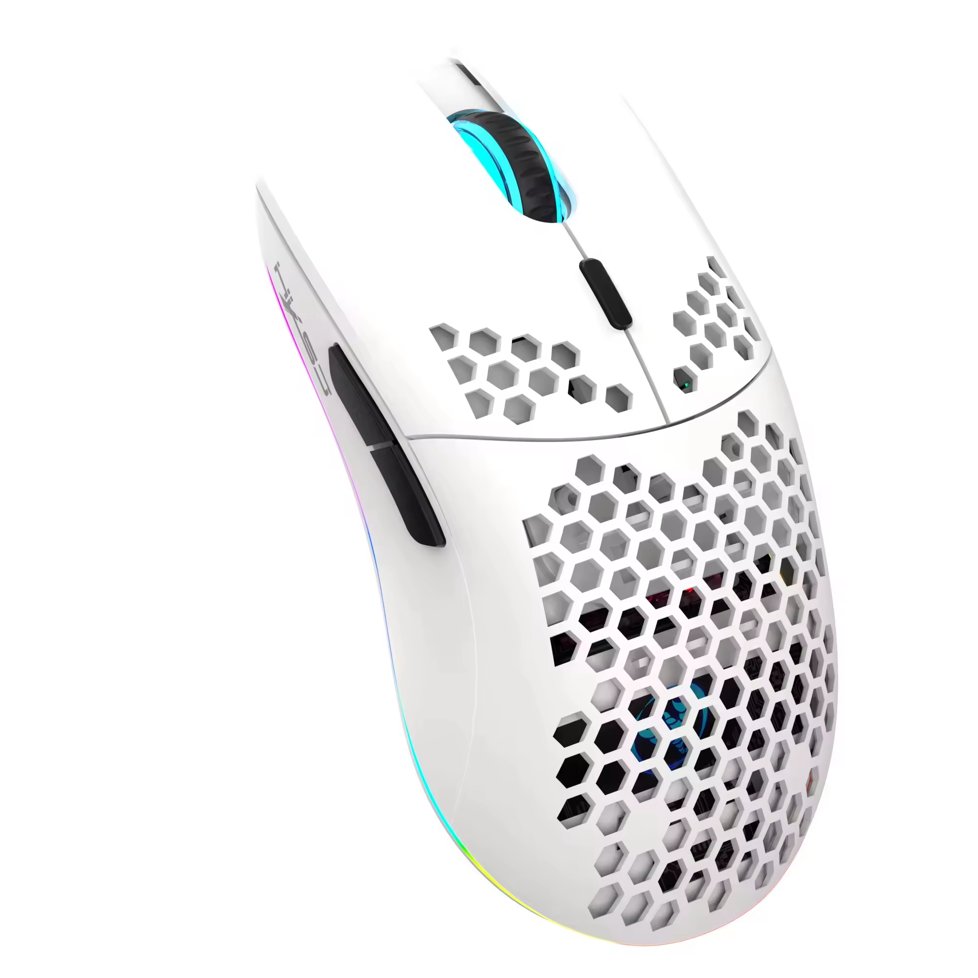 HXSJ T66Pro 3-mode Optical Ergonomic Gaming Mouse Right-Handed RGB Backlit 6-Button Programmable Plug Play USB Laptop/Desktop