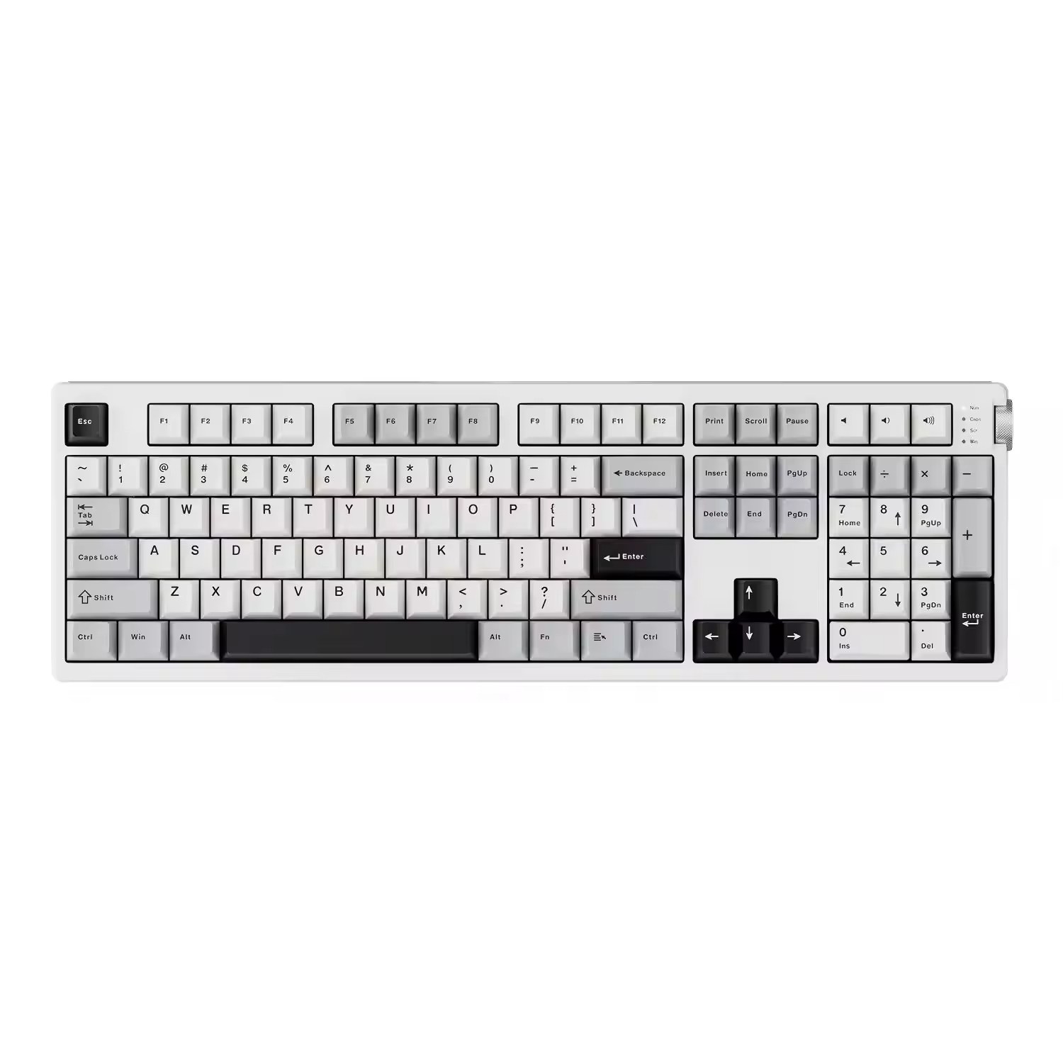 OEM Tri-Mode Mechanical Keyboard 108 Keys Full Size Gasket Hot Swap RGB PBT Keycap 4000mAh Gaming Keyboard for Office Gamer