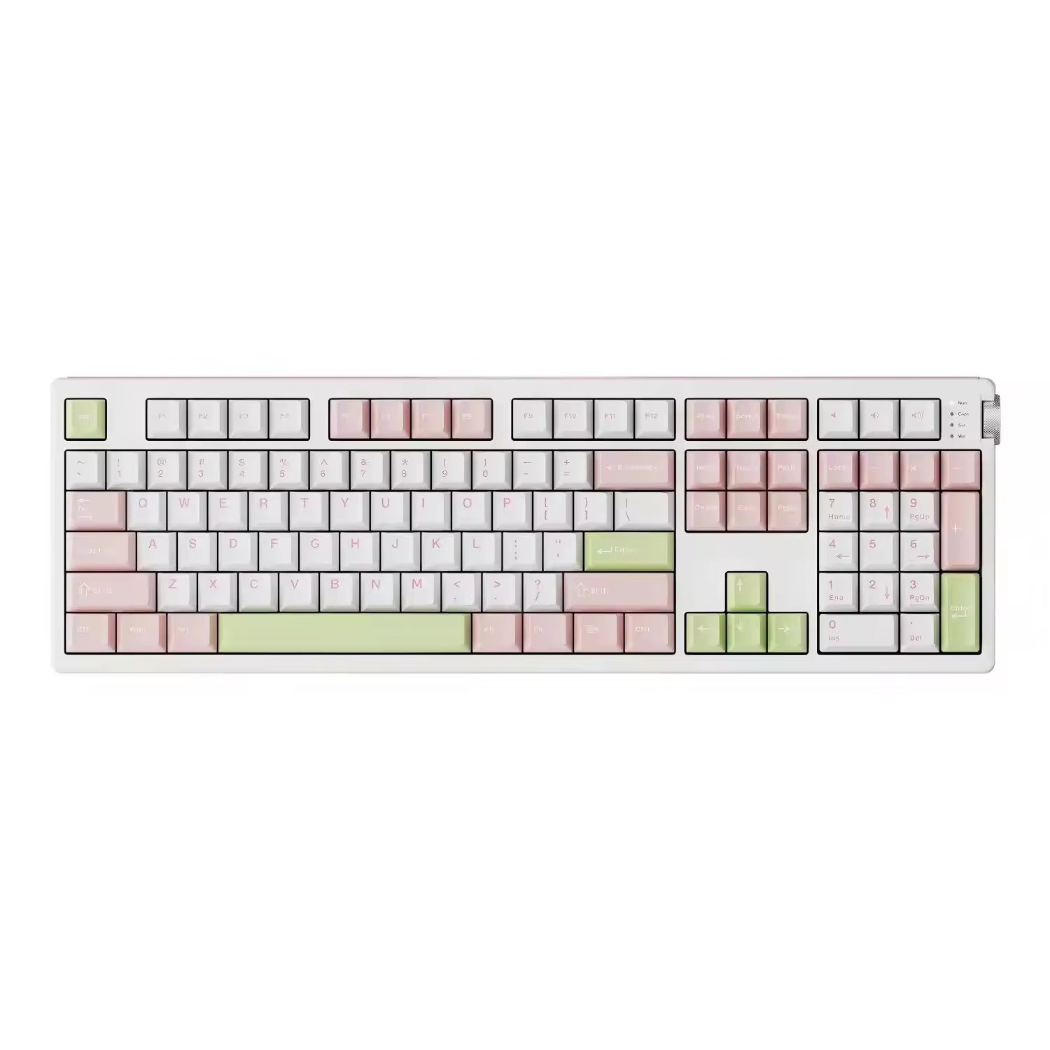 OEM Tri-Mode Mechanical Keyboard 108 Keys Full Size Gasket Hot Swap RGB PBT Keycap 4000mAh Gaming Keyboard for Office Gamer