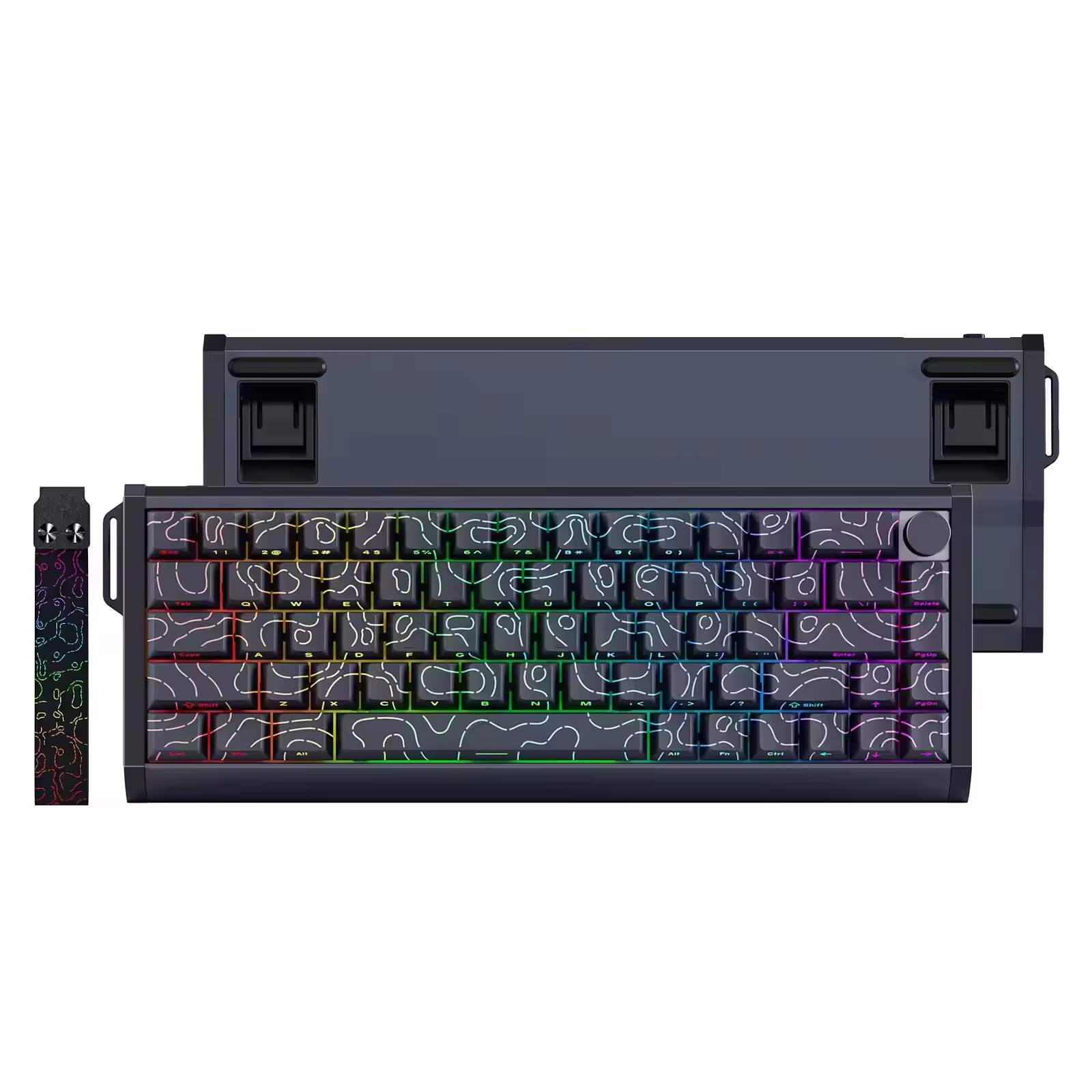 OEM Mechanical Aluminum Magnetic Plate Less Gaming Keyboard RGB 8K USB-C RT0.01 PBT Gateron JADA Pro TTC KING Switch