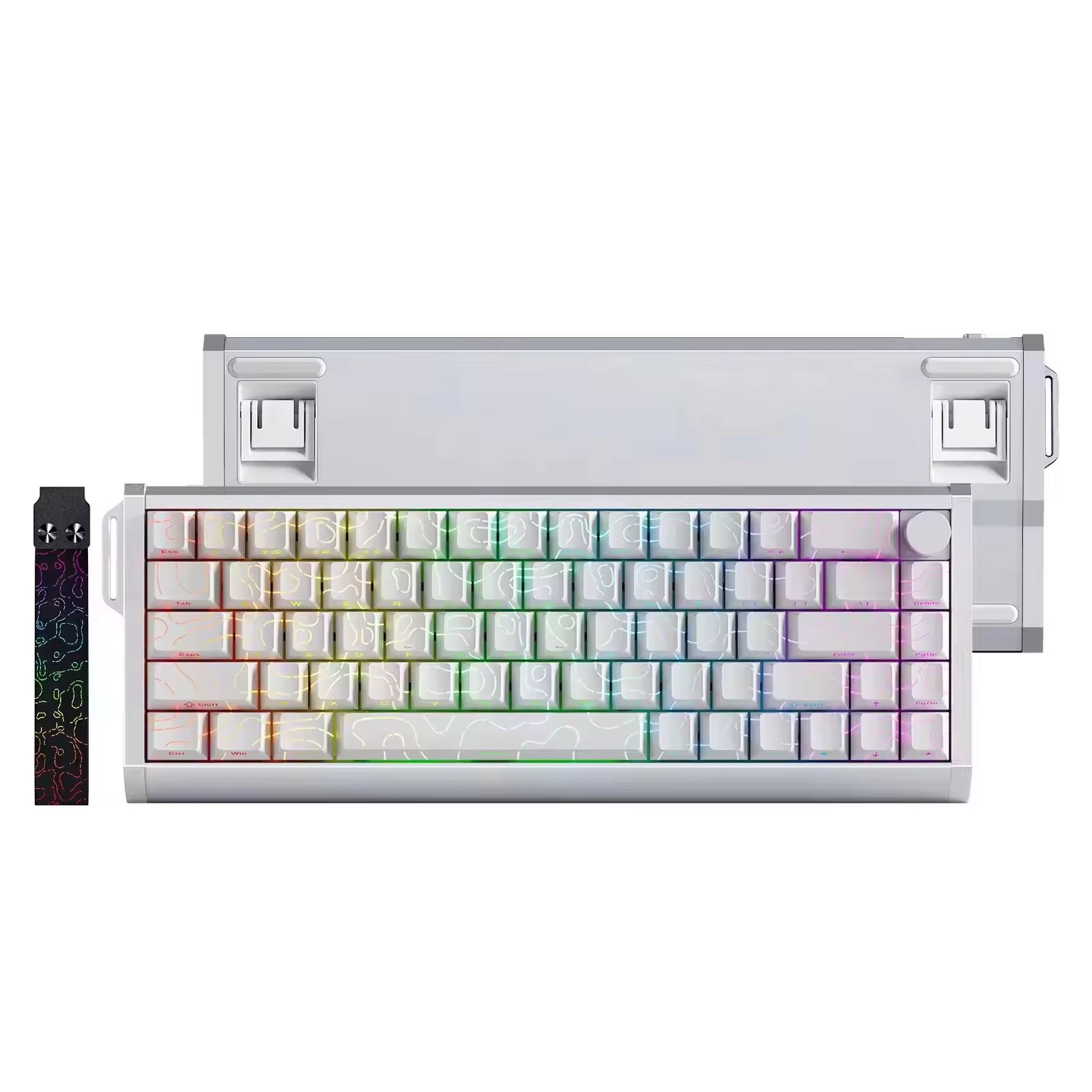 OEM Mechanical Aluminum Magnetic Plate Less Gaming Keyboard RGB 8K USB-C RT0.01 PBT Gateron JADA Pro TTC KING Switch