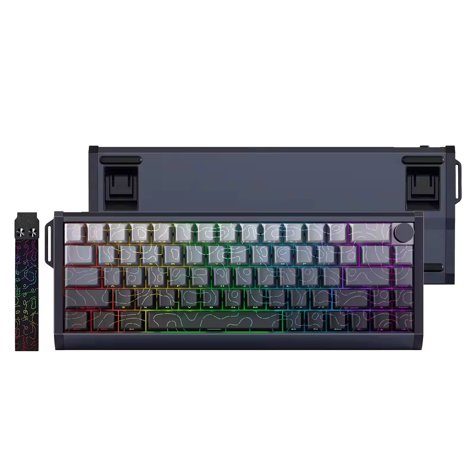 OEM Mechanical Aluminum Magnetic Plate Less Gaming Keyboard RGB 8K USB-C RT0.01 PBT Gateron JADA Pro TTC KING Switch